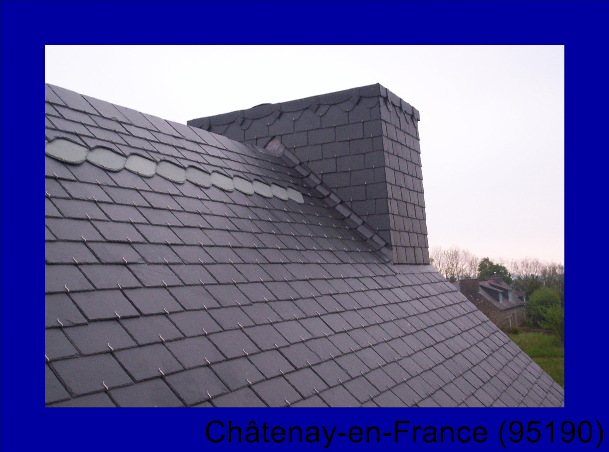 toiture zinc 95 Châtenay-en-France-95190